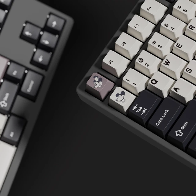 Alt view image 5 of 5 - kfaPBT Steamboat Throwback Keycap Set for Mechanical Keyboard, 135 Keys Set Custom Keycap Set, Cherry Profile, Compatiable with 100%, 75%, 65%, 60% Keyboards