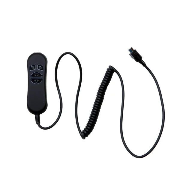 Alt view image 2 of 5 - Fruhdi 4 Button 5 Pin Prong Hand Control Handset Remote with USB and Backlight for Lift Chairs Electric Sofa Power Recliners
