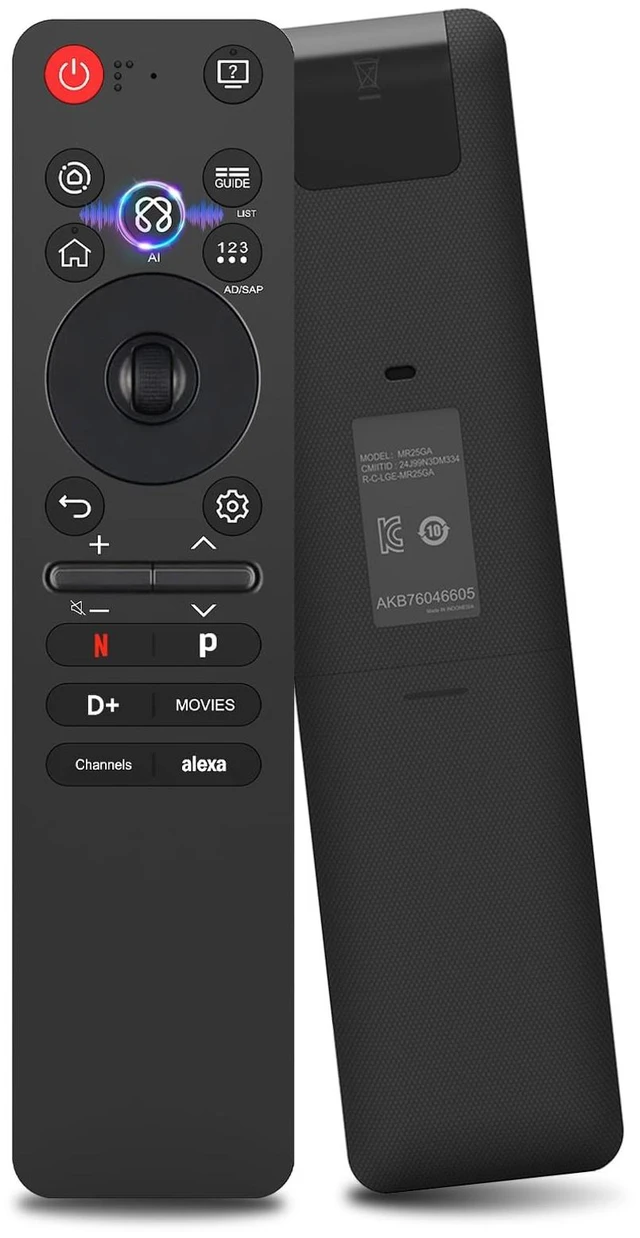 Main image of Replacement AI Magic Remote for LG Smart TV, Voice & Pointer Universal Remote Control for 20222025 LG OLED QNED NanoCell UHD 4K 8K TVs, Compatible with MR25GA /MR24GA/MR23GA/MR22GA