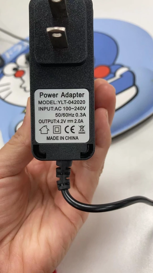 Alt view image 3 of 3 - Upgraded DC Adapter Charger for Flagpole Lights, 30'