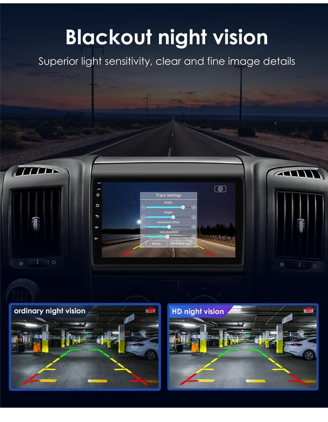 Alt view image 5 of 5 - Reversing Backup Camera 170 Wide Angle Reversing Camera, IP68 Waterproof and Dustproof, Parking Camera, Night Vision