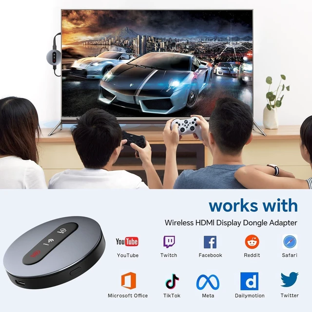 Alt view image 3 of 5 - Redwalk Wireless HDMI Display Dongle Adapter