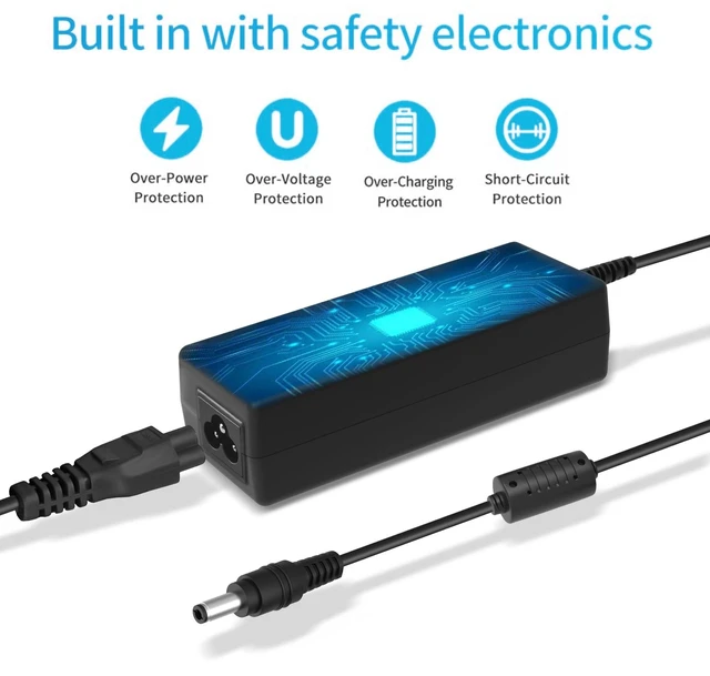 Alt view image 2 of 5 - Jantoy AC Adapter Replacement for GIGABYTE G32QC M27Q-X M32UC M32QC Gaming Monitor Charger Power