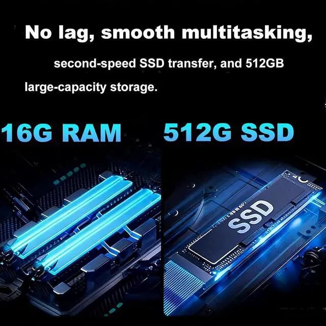 Alt view image 5 of 7 - TOEMAAGIC All-in-One Desktop 24" FHD Display Intel Core i7 up to 4.0GHz 16GB RAM 512GB SSD Windows 10,Mouse,Keyboard ,White