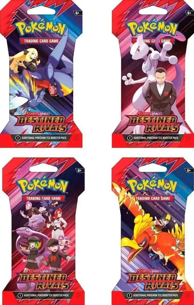 Alt view image 3 of 6 - Pokemon TCG: Destined Rivals Sleeved Booster Pack - Random Artwork