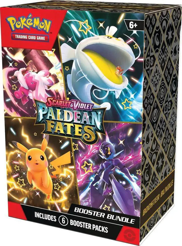 Alt view image 3 of 14 - Pokemon TCG: Scarlet & Violet - Paldean Fates Booster Bundle