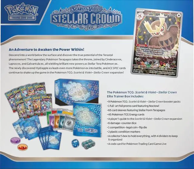 Alt view image 4 of 4 - Pokemon TCG: Scarlet & Violet - Stellar Crown Elite Trainer Box