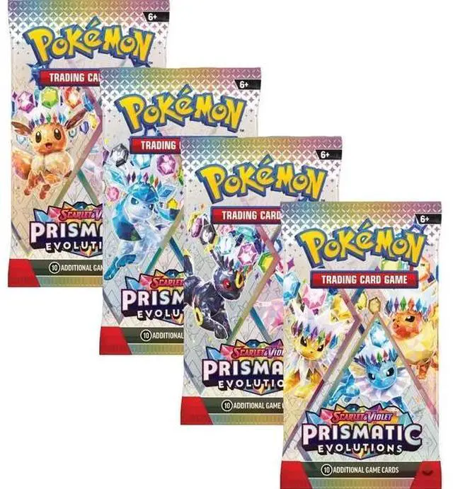 Alt view image 5 of 5 - Pokemon TCG: Scarlet & Violet - Prismatic Evolutions Booster Pack - Random Artwork