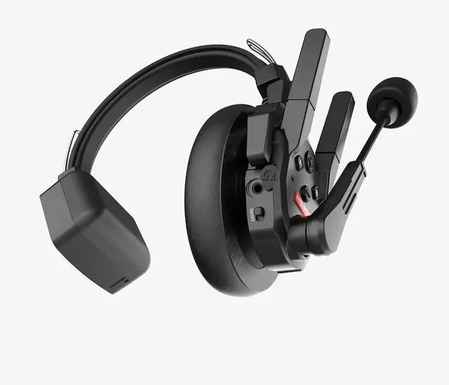 Alt view image 3 of 4 - SYNCO Audio Xtalk XPro5 Full Duplex Wireless Intercom Headset System  5-Pack, 500m Range, Signal Boost, Noise Cancel, Team Communication