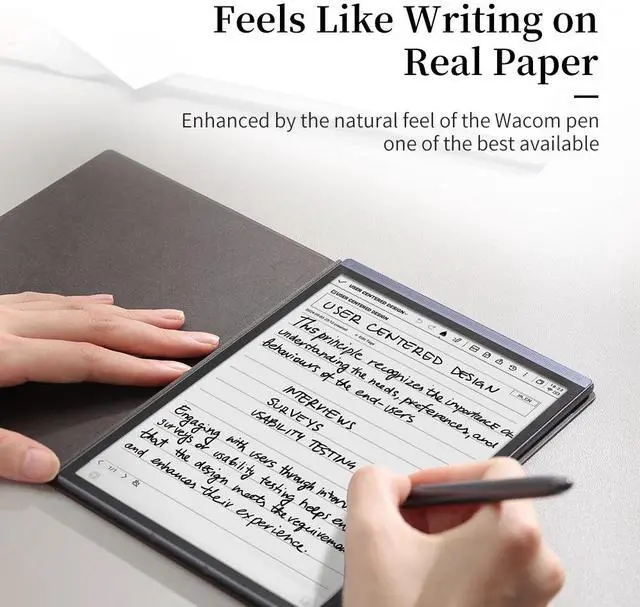 Alt view image 4 of 7 - iFLYTEK AINOTE Air 2, 8.2 inch AI E-Ink Tablet, Smart Digital Paper Note-Taking Tablet with Stylus, ChatGPT-Powered Smart Notebook