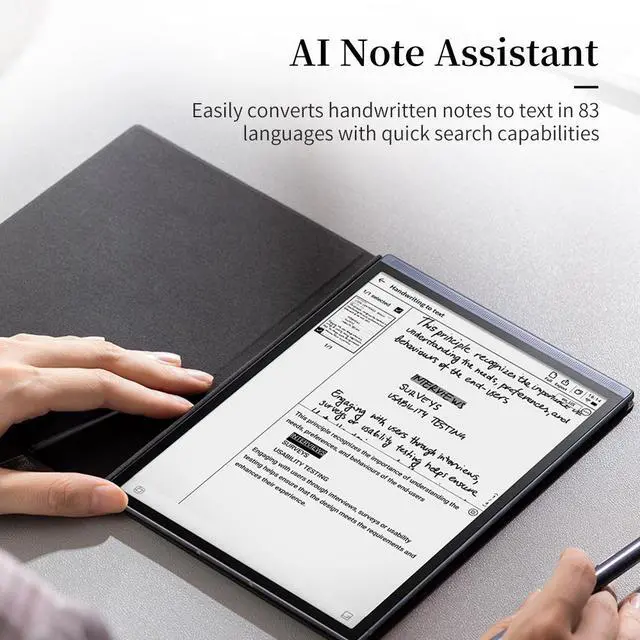 Alt view image 5 of 7 - iFLYTEK AINOTE Air 2, 8.2 inch AI E-Ink Tablet, Smart Digital Paper Note-Taking Tablet with Stylus, ChatGPT-Powered Smart Notebook
