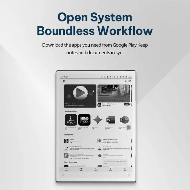Alt view image 7 of 7 - iFLYTEK AINOTE 2, Support GPT 5.0, 10.65 inch 4.2mm Ultrathin Digital Notebook, Portable Note Taking Tablet with Stylus Pen, AI Voice-to-Text Transcription&15-Language Transcription, Smart Notepad