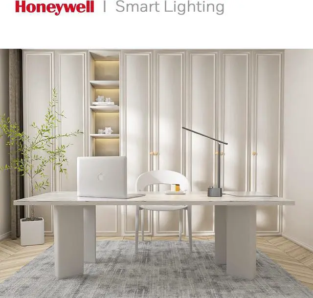 Alt view image 3 of 7 - Honeywell HWT-H01 LED Desk Lamp, Foldable & Stepless Dimmable, Gray