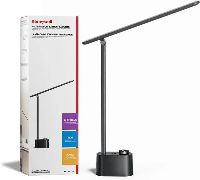 Main image of Honeywell H01 Pro LED Desk Lamp, Foldable Desk Light Eye-Caring