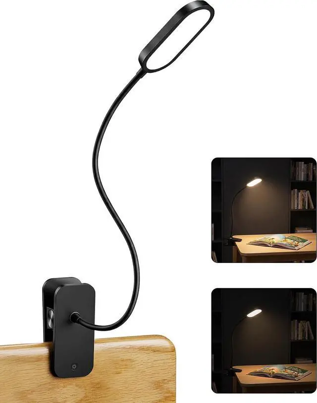 Main image of Honeywell Clip On Reading Light, Rechargeable Gooseneck CRI95 4000K Dimming