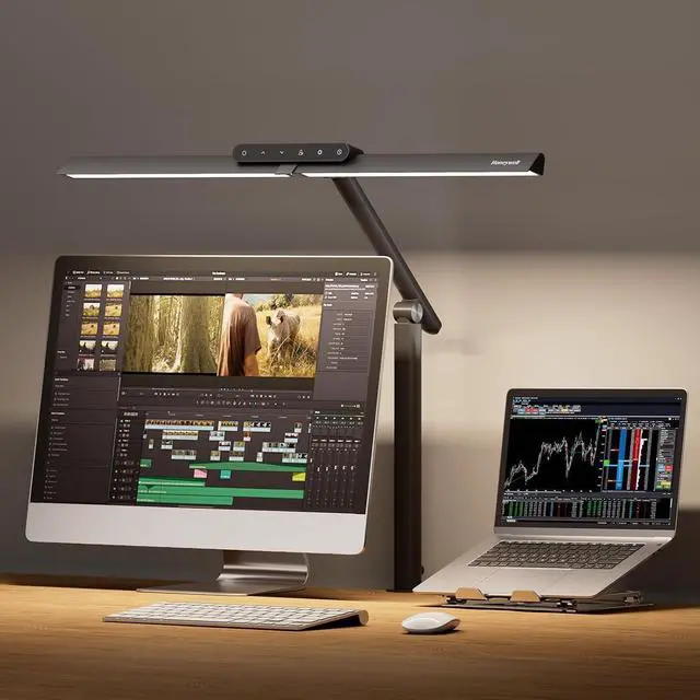 Main image of Honeywell HJ1 Sunturalux LED Clamp Desk Lamp 1200LM for Home Office