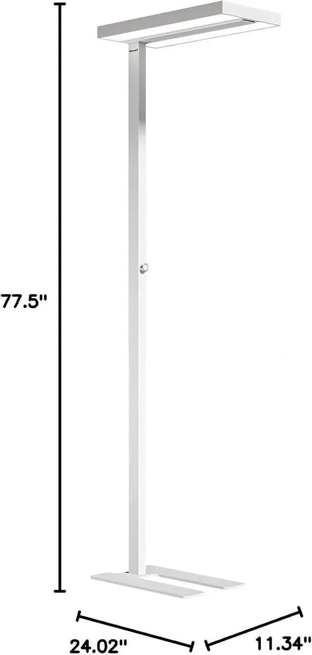 Alt view image 6 of 7 - Honeywell 02E LED Floor Lamp, 10400LM Sunturalux Eye Caring Standing Light