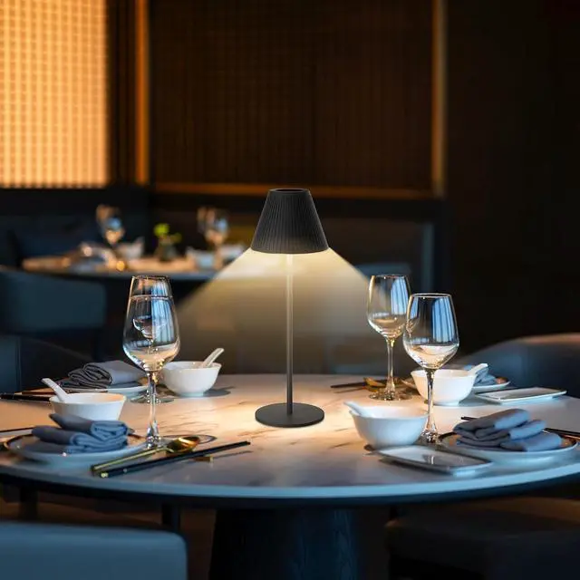 Alt view image 3 of 7 - Honeywell Cordless Rechargeable Table Lamp, M1 Sunturalux Portable LED Bottle Lamp 5200mAh Battery Operated 4Color 9RGB Dimmable Touch Control Bedside Lamps Night Light for Restaurant Living Bedroom
