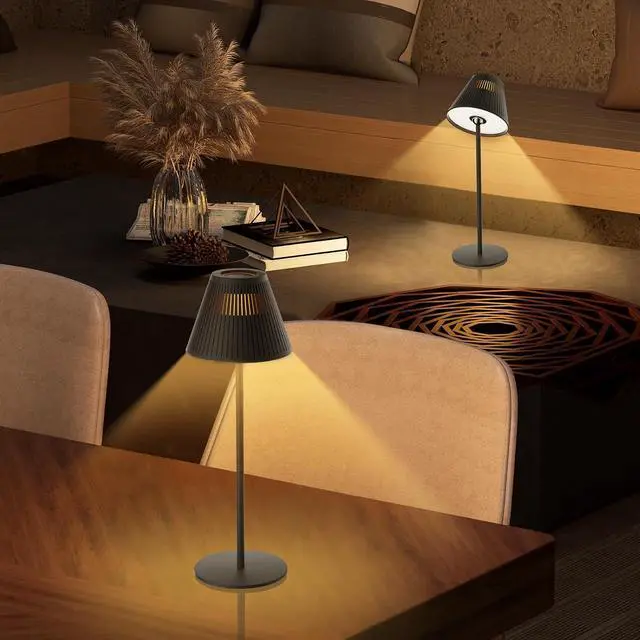 Alt view image 2 of 7 - Honeywell Cordless Rechargeable Table Lamp, M1 Sunturalux Portable LED Bottle Lamp 5200mAh Battery Operated 4Color 9RGB Dimmable Touch Control Bedside Lamps Night Light for Restaurant Living Bedroom