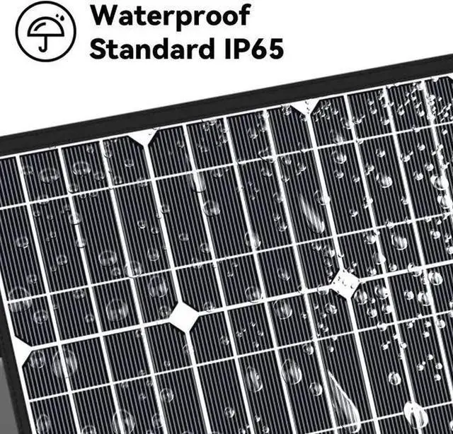 Alt view image 5 of 5 - 100W 18V Portable Solar Panel; Foldable Solar Charger with 5V USB; QC 3.0; DC Output; Compatible with Solar Generator Power Station Phones Laptops Tablet for Outdoor Camping RV