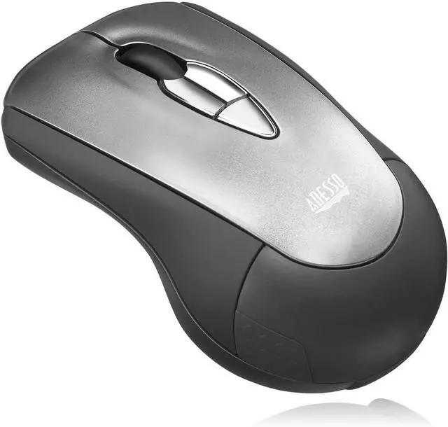 Alt view image 3 of 5 - Adesso Wireless Keyboard and Mouse Combo with Air Mouse and Compact Design Keyboard, RF 2.4GHz USB Laser Mouse, PowerPoint Presentation Clicker for Teachers, Classroom and Meeting Room