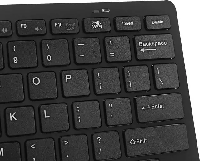 Alt view image 4 of 5 - Adesso Wireless Keyboard and Mouse Combo with Air Mouse and Compact Design Keyboard, RF 2.4GHz USB Laser Mouse, PowerPoint Presentation Clicker for Teachers, Classroom and Meeting Room