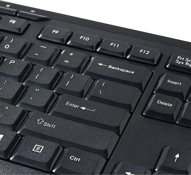 Alt view image 5 of 7 - Verbatim Wireless Silent Mouse & Keyboard Combo - 2.4GHz with Nano Receiver - Ergonomic, Noiseless, and Silent for Mac and Windows - Graphite (99779)