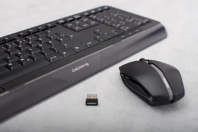 Alt view image 4 of 7 - CHERRY GENTIX Desktop Wireless Keyboard and Mouse