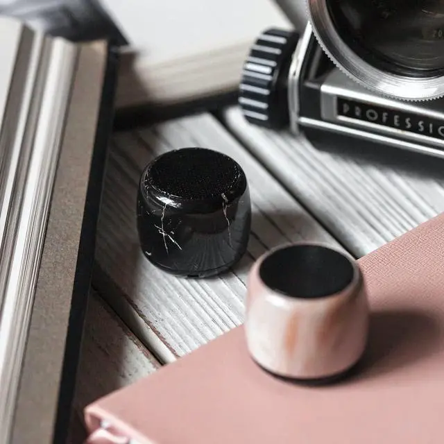 Alt view image 5 of 5 - HP Wireless Keyboard and Mouse 300 PC Accessories Bundle with Waverest Gel Pads and Micro Bluetooth Speaker with Professional Sound, Built-in Mic and Remote Selfie Shutter