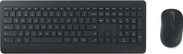 Main image of Microsoft Wireless Desktop 900 - Black. Wireless Keyboard and Mouse Combo. Right/Left Hand Use Mouse. USB Connectivity