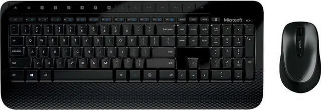 Main image of Microsoft Wireless Desktop 2000, Black - Wireless Keyboard and Mouse Combo with Comfortable Palm Rest.