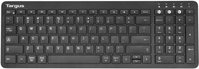 Alt view image 3 of 7 - Targus Midsize Multi-Device Bluetooth Keyboard and Mouse Bundle - Compatible with Chrome OS, Windows, macOS, iOS, and Android (AKM619AMUS)