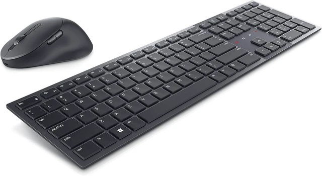 Alt view image 4 of 7 - Dell KM900 Premier Collaboration Keyboard and Mouse - Zoom Touch Controls, Backlight Keyboard, Bluetooth 5.1, Radio Frequency 2.4GHz - Black