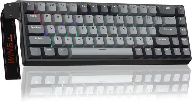 Main image of AULA WIN68 HE PRO - Hall Effect Gaming Keyboard with Magnetic Switch, Rapid Trigger Mode Adjustable Actuation, 8KHz Polling Rate, Wired RGB Backlit Mechanical Gaming Keyboard 60 Percent Compact Design