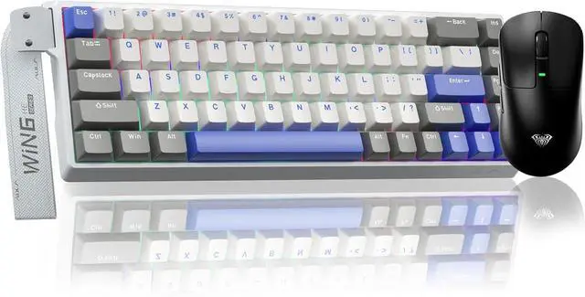 Main image of AULA Wireless Keyboard and Mouse Combo, WIN68 HE MAX Magnetic Switch Wired Mechanical Gaming Keyboard SC680 Wireless Mouse