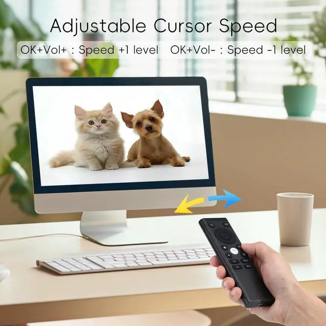 Alt view image 5 of 7 - iPazzPort mini Bluetooth Keyboard and air Mouse, Multifunctional 3-in-1 2.4Ghz* Bluetooth with Remote Control for PC,Laptop,HTPC,Windows,Portable and Rechargeable, Aluminum Alloy case