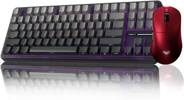 Main image of AULA Wireless Keyboard and Mouse Combo, F87 Pro Mechanical Keyboard SC900 Pro Wireless Mouse