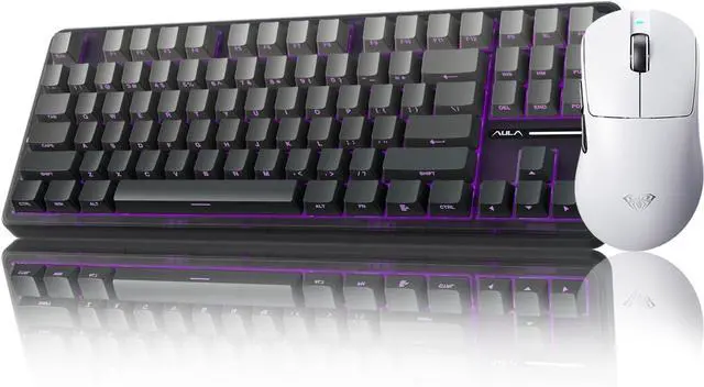 Main image of AULA Wireless Keyboard and Mouse Combo, F87 Pro Mechanical Keyboard SC900 Max Wireless Mouse