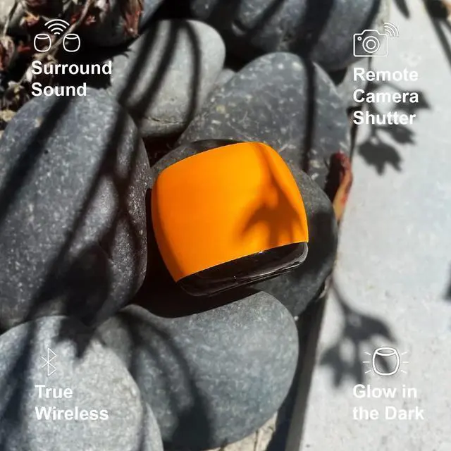 Alt view image 4 of 4 - HP Wireless Keyboard & Mouse 300 PC Accessories Bundle with Gel Mouse & Wrist Pads & Micro Glow in The Dark Bluetooth Speaker, Built-in Mic & Remote Selfie Button