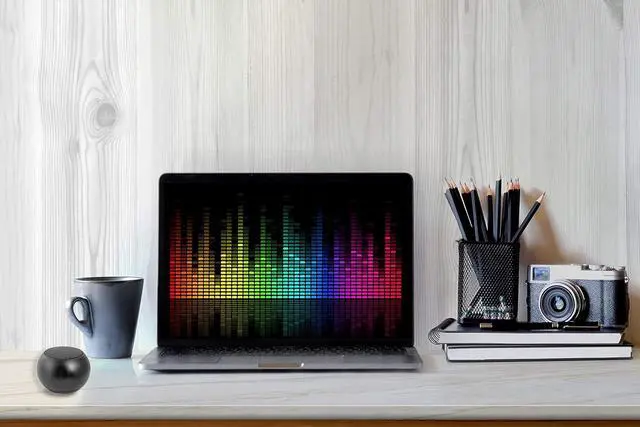 Alt view image 5 of 5 - HP Classic Wireless Keyboard & Mouse Bundle with Bluetooth Magnetic Mini Travel Friendly Speaker, Waverest Gel Wrist Pad & Gel Mouse Pad