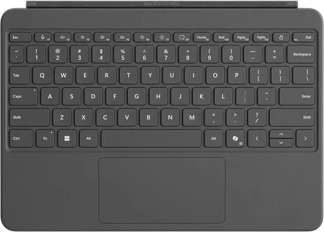 Main image of Microsoft Surface Pro Keyboard for Surface Pro 12" Device, Keyboard Only, Alcantara Material, Slate