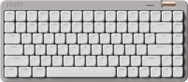 Main image of Flow Lite 84 Keys Low Profile Mechanical Keyboard, 75% Swappable Rechargeable Wireless Keyboard with 2.4G Receiver, Bluetooth and Wired Connection for Windows, Mac/Specter Linear Switches (Marble)