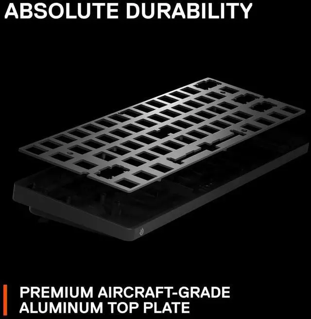 Alt view image 5 of 7 - SteelSeries Apex Pro Mini HyperMagnetic Gaming Keyboard  Adjustable Actuation  Compact 60% Form Factor  RGB  PBT Keycaps  USB-C