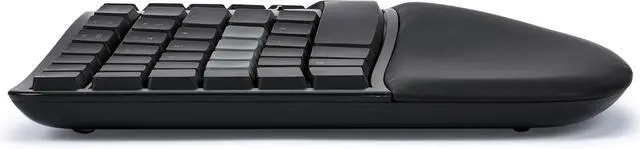 Alt view image 4 of 7 - KINESIS mWave Ergonomic Keyboard for PC (Black) | Mechanical Switches | Bluetooth & USB | Programmable | Backlit | Windows Modifiers & Hotkeys