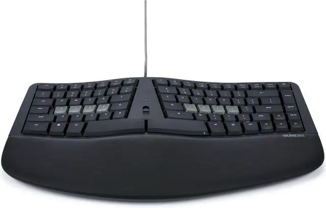 Alt view image 7 of 7 - KINESIS mWave Ergonomic Keyboard for PC (Black) | Mechanical Switches | Bluetooth & USB | Programmable | Backlit | Windows Modifiers & Hotkeys