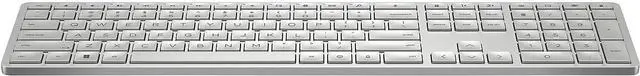 Alt view image 6 of 6 - HP 970 Programmable Wireless Keyboard (Silver) - Bluetooth & 2.4 GHz Wireless Multi-Device Connectivity - USB-C Rechargeable Battery - 24 Programmable Keys - Works with Windows & MacOS (3Z729AA#ABA)