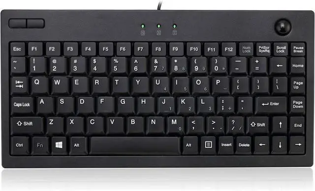 Main image of Adesso AKB-310UB Mini Trackball USB Keyboard (AKB-310UB)