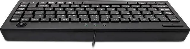 Alt view image 5 of 7 - Adesso AKB-310UB Mini Trackball USB Keyboard (AKB-310UB)