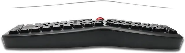 Alt view image 6 of 7 - Adesso WKB-3150UB - Wireless Ergonomic Keyboard with Built-in Removable Trackball and Scroll Wheel, Split Key, Long Battery Life, Small and Portable -Compatible for Laptop/Desktop/PC/Windows XP/7/8/10