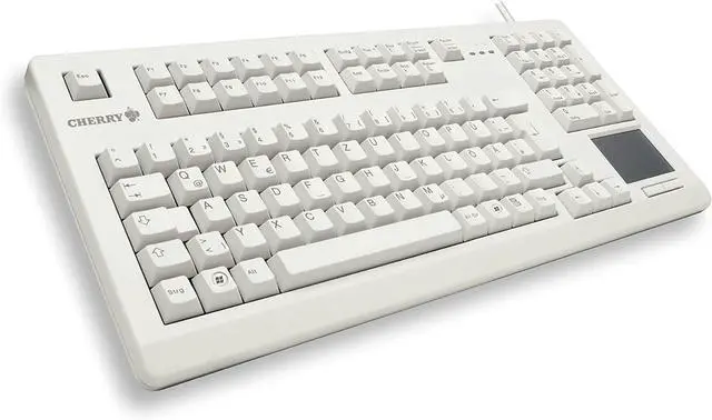 Alt view image 3 of 3 - CHERRY G80 TouchBoard, Light Grey - 104 Keys, G80-11900LUMEU-0